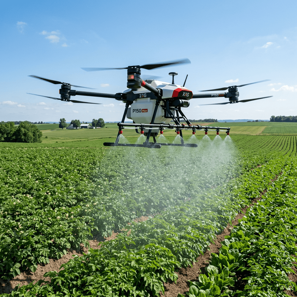 XAG P150 Max drone spraying liquid