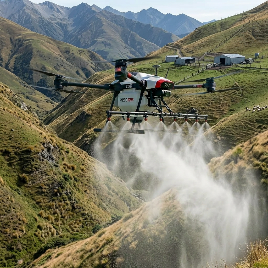 XAG P150 Max drone spraying liquid